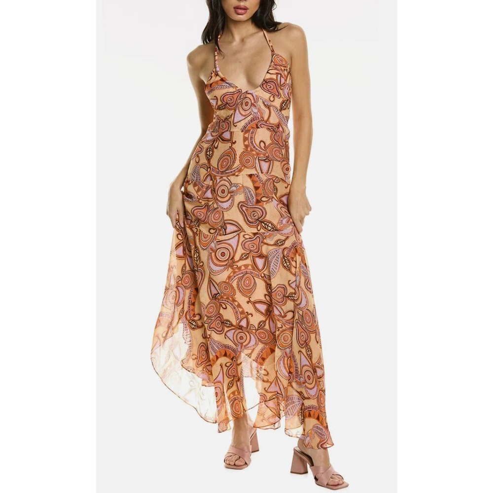 Women's A.L.C Amina halter silk dress size 12